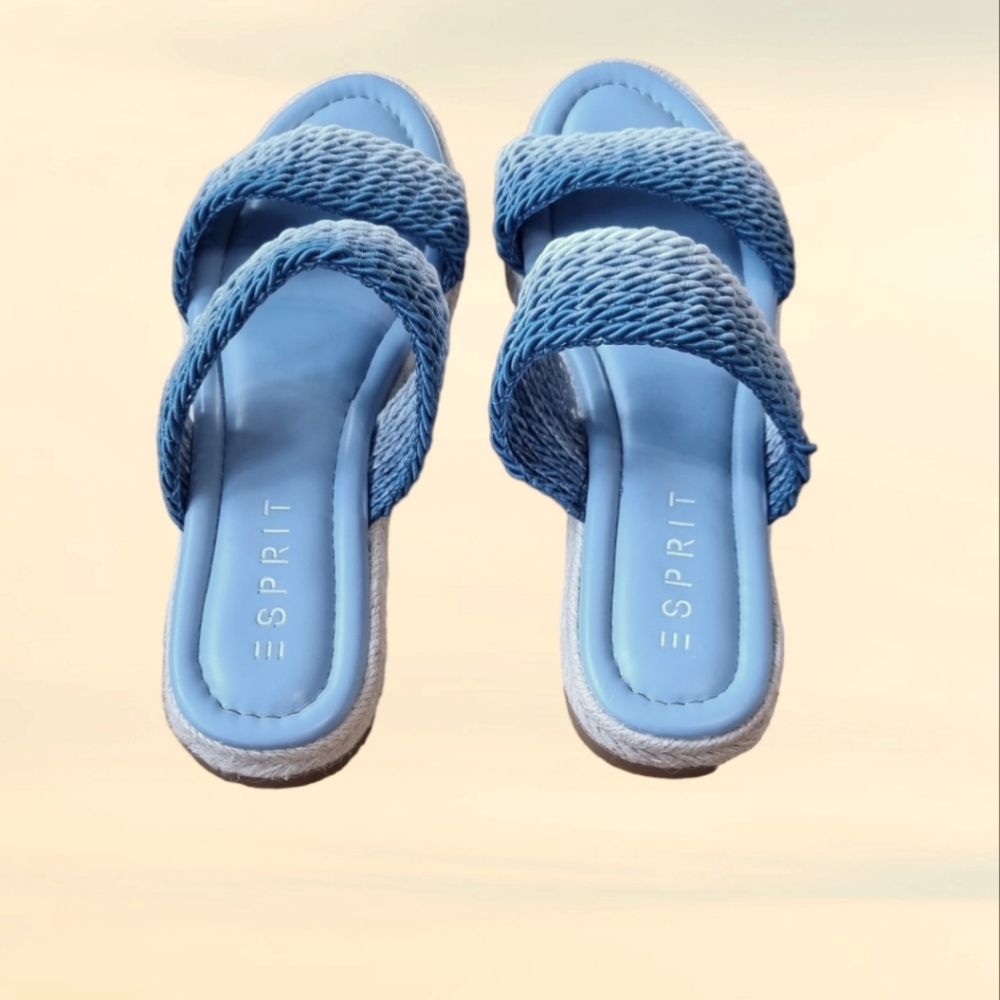 Esprit Woven Slip on Sandals - Picture 4 of 8